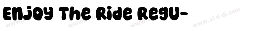 Enjoy the Ride Regu字体转换